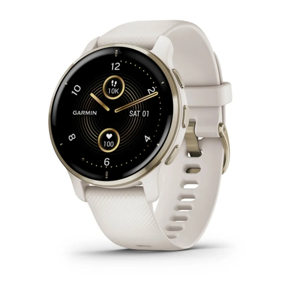 Garmin Venu 2 Plus. Gold. Has scratch on the screen so priced accordingly.